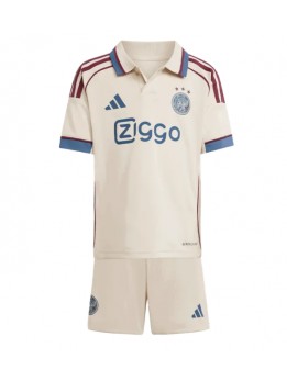 Ajax Replika Tredje Kläder Barn 2025-26 Kortärmad (+ byxor)